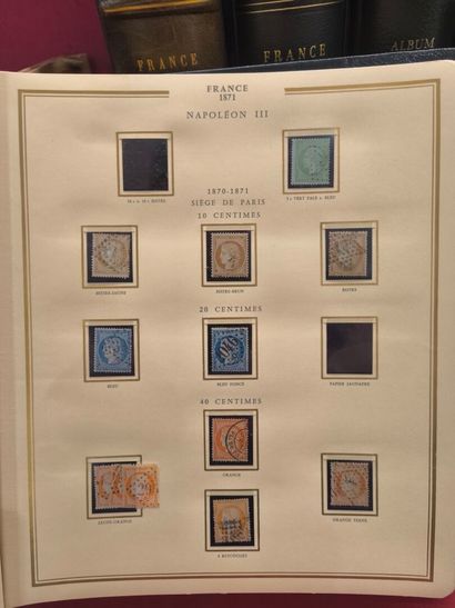 France. Collection of TP N** and OBL, from...