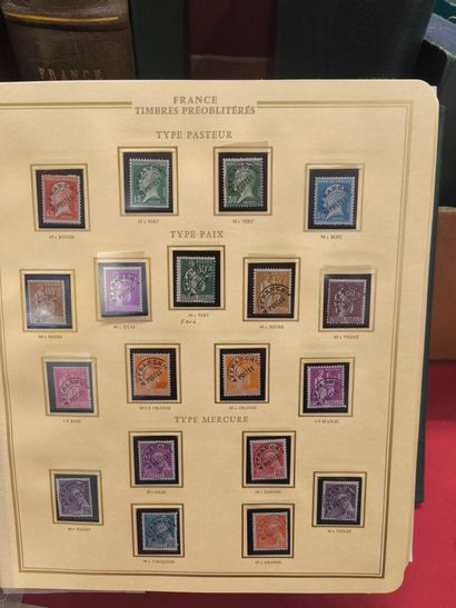 France. Collection of TP N** and OBL, from...
