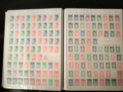 France. In 9 large binders, collection of...
