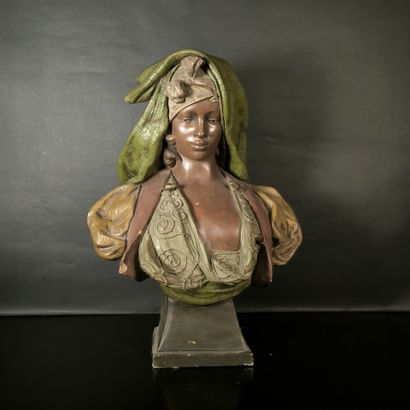 GOLDSCHEIDER éditeur. Buste de jeune fille...
