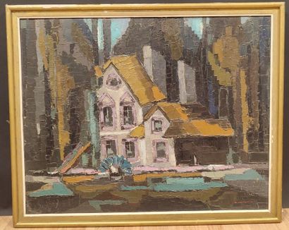 Marceau CONSTANTIN (1918-2017)
Paysage d'Ile...