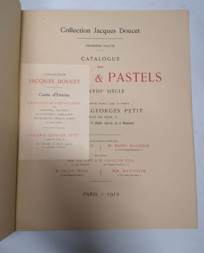 Collection Jacques Doucet sale Paris, Galerie...