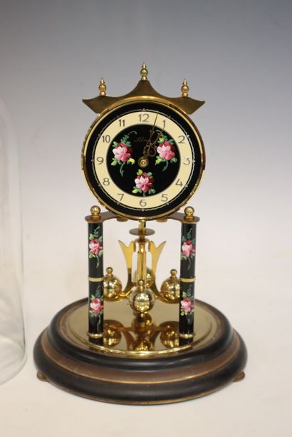 SILVOZ Paris 
Glass globe clock with Arabic...