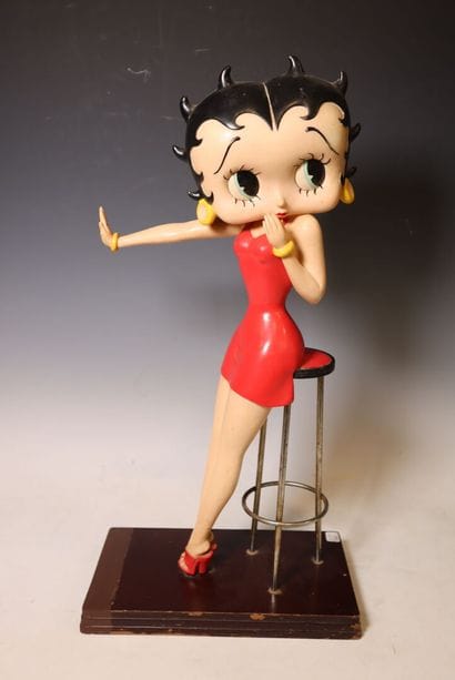 Betty Boop
Statue in colored resin on wooden...