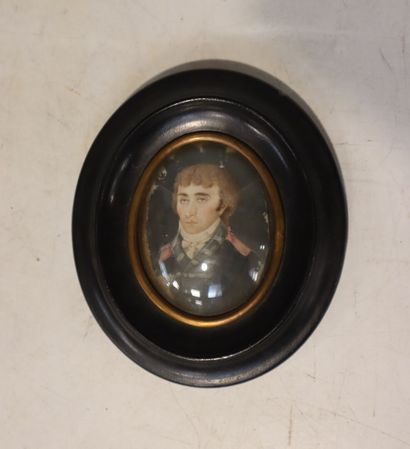 19th century French school 
Portrait of a...