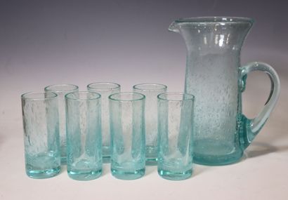 BIOT
Suite de sept verres à orangeade en...