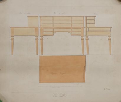 Architectural plans, including by E. Lhumeau...