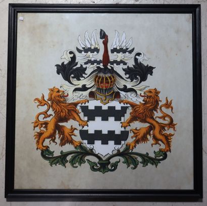 Coat of arms. Color print on paper
Provenance:...