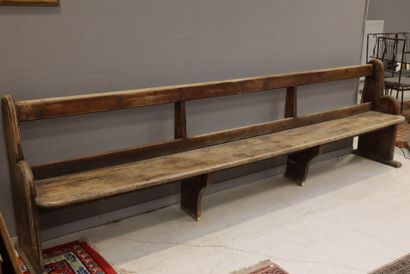 Banc d'église en chêne ajouré
H. 92 x L....