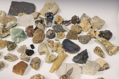 Batch of various geodes
including pyrites,...