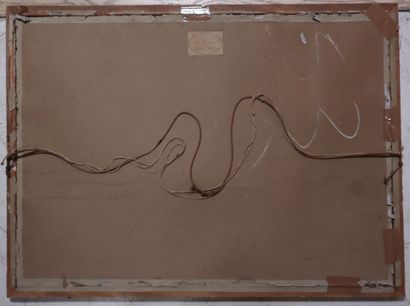 Lithographie en noir et blanc 
D'après une...