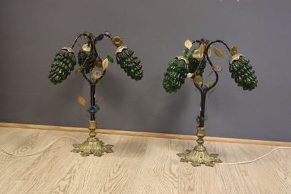 MURANO, dans le goût de
Lampe à trois lumières...