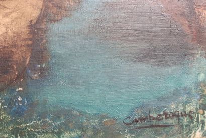 Jean CAMBEROQUE (1917-2001)
Bird Island
Oil...