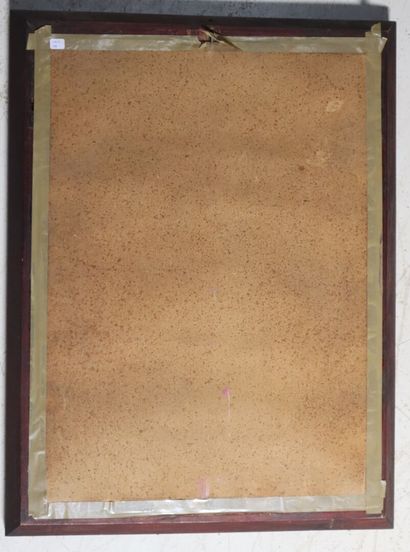 GEVELOT. Ammunition display panel (empty),...