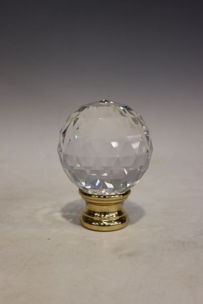 Staircase ball in transparent faceted or...