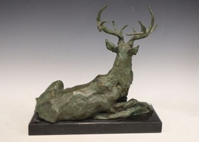 20th century school - signed BC Zheir (?)
Reclining...