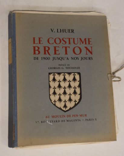 V. LHUER
 Breton costume from 1900 to the...