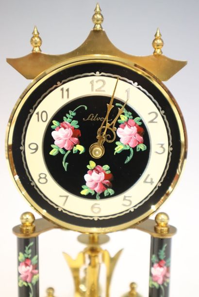SILVOZ Paris 
Glass globe clock with Arabic...