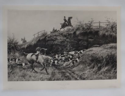 Black lithograph after Thomas Blinks
