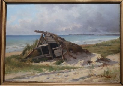 Émile Dardoize (1826 - 1901)
Seaside at Jullouville...