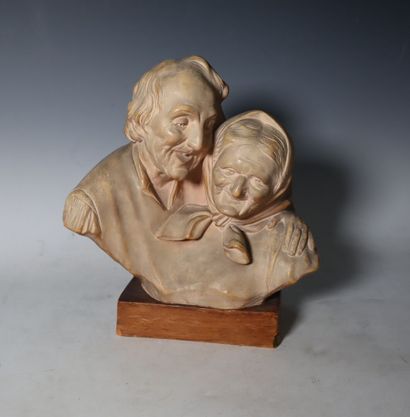 Ezio CECCARELLI (1865-1927) 
Couple de paysans...