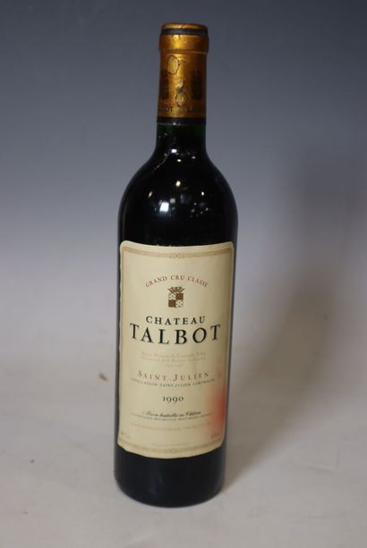 A bottle of Château Talbot 1990, Saint-J...