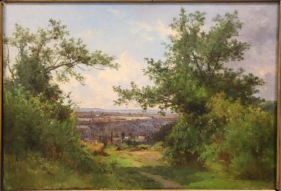 Émile Dardoize (1826 - 1901)
near Granville
Panel...