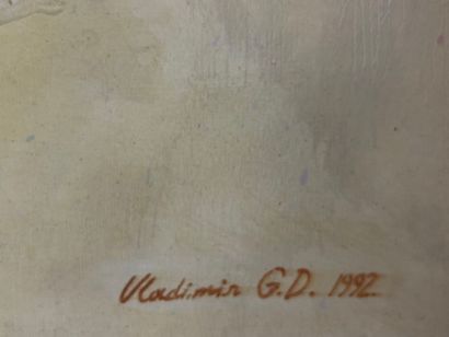 Vladimir Grafina Djokic - 20th century Serbian-Croatian...