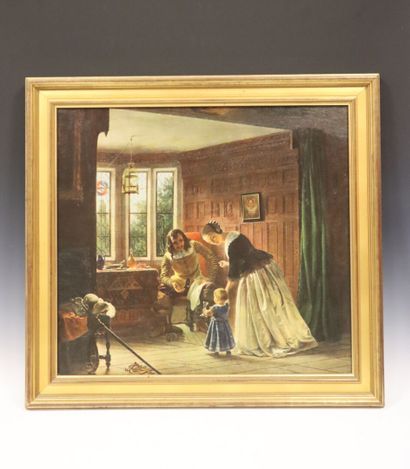 Peinture dans le goût du XVIIe 
Les premiers...