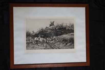 Black lithograph after Thomas Blinks
