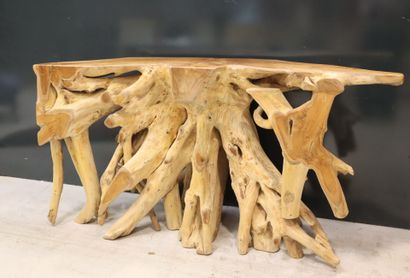 Console en bois flottée 
H : 79 cm, L : 150...