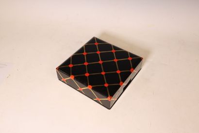 MARQUISE DE SEVIGNE
Black lacquer box with...
