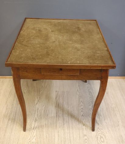Petite table cabaret en bois naturel de forme...