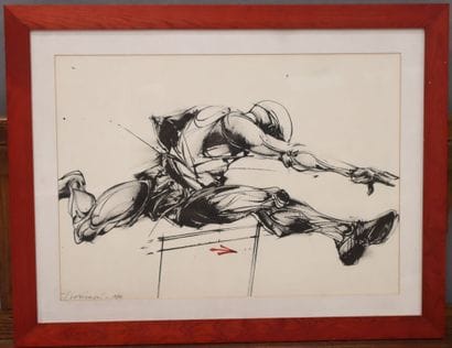 Vladimir VELICKOVIC (1935-2019)
Obstacle,...