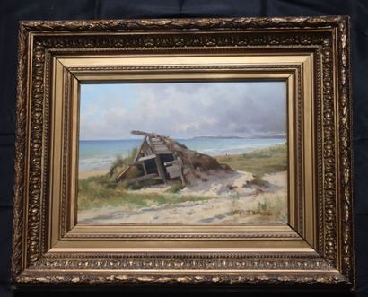 Émile Dardoize (1826 - 1901)
Seaside at Jullouville...