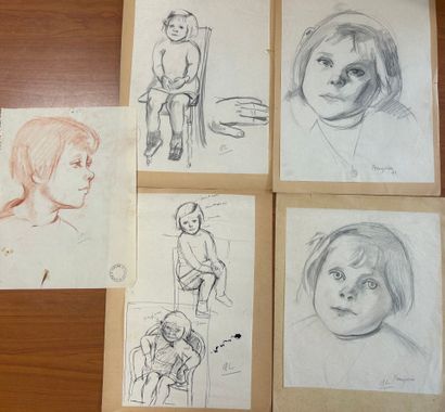 Germaine LACAZE (1908-1994)
Ensemble de 7...