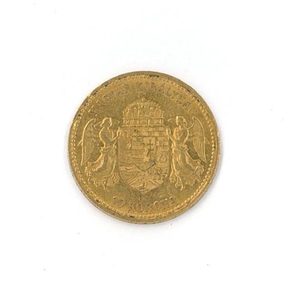 1 monnaie or : 10 couronnes - Korona Magyar...