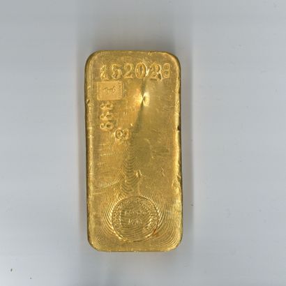 Lingot d'or numéroté 152026 - avec son bulletin...