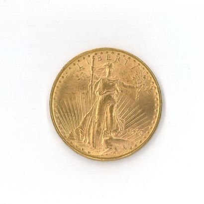 1 monnaie or : 20 dollars US 1913 D