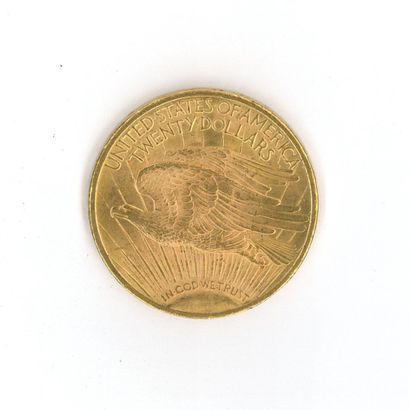 1 monnaie or : 20 dollars US 1924
