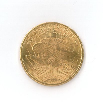 1 monnaie or : 20 dollars US 1924
