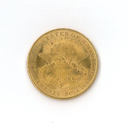 1 monnaie or : 20 dollars US 1904