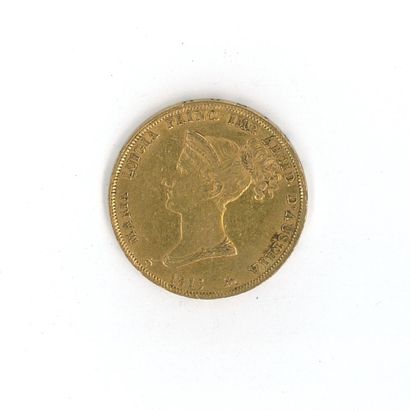 1 monnaie or : 40 Lires Italie Marie-Louise...