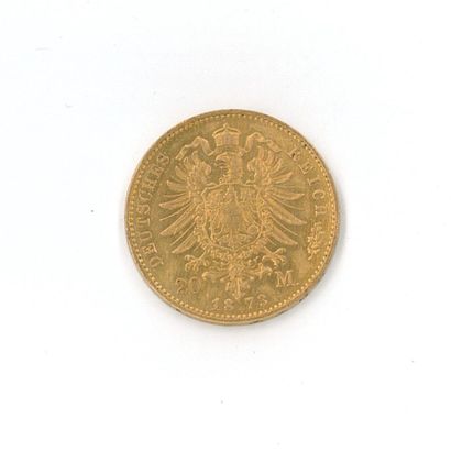 1 monnaie or : 20 marks Ludwig III Grosherzog...