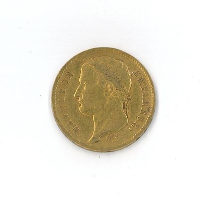 1 gold coin : 40 FF Napoléon Empereur 1812...