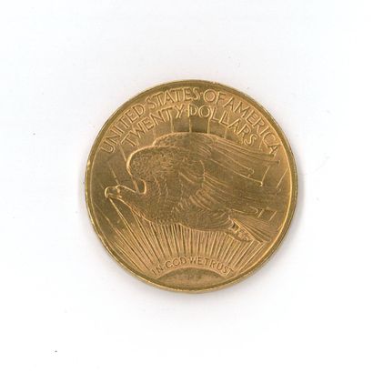 1 monnaie or : 20 dollars US 1922