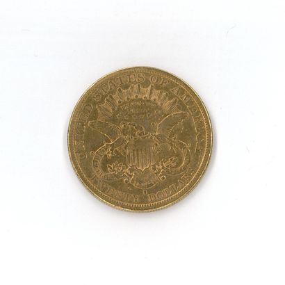 1 monnaie or : 20 dollars US 1878 S