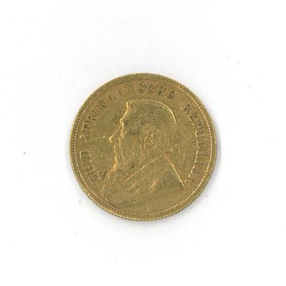 1 monnaie or : 1 pond Afrique du Sud 189...