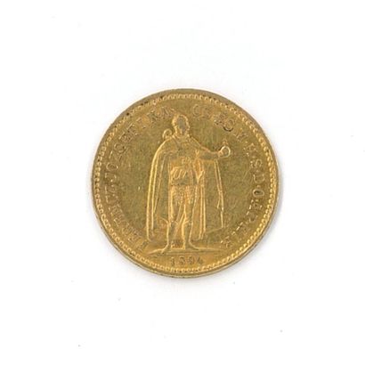 1 monnaie or : 10 couronnes - Korona Magyar...
