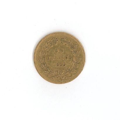 1 gold coin: 40 FF Louis-Philippe I 1833...